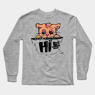 Cat in a pocket Long Sleeve T-Shirt